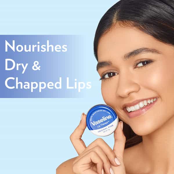 Vaseline Lip Therapy Original Care| Infused With Vitamin E To Hydrate & Moisturize Dry Lips | 17 Gm