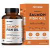 Nirvasa Salmon Fish Oil Softgel Capsule | For Healthy Heart | Brain And Eyes( 60 Softgel Capsules)