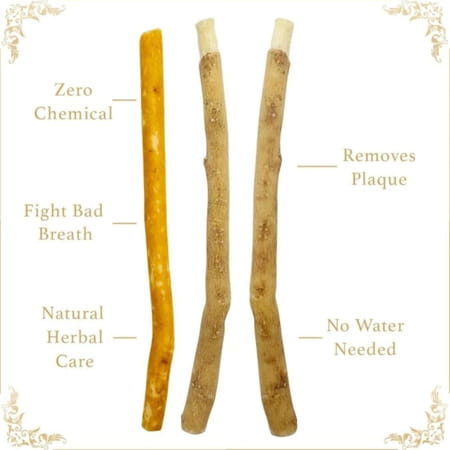 Arka Pure Life Natural Miswak Toothbrush Sticks ( Pack Of 3)