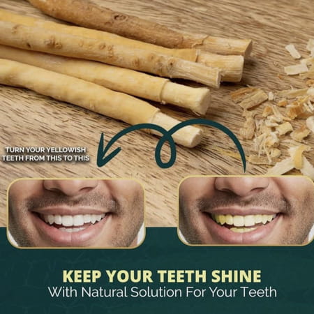 Arka Pure Life Natural Miswak Toothbrush Sticks ( Pack Of 3)