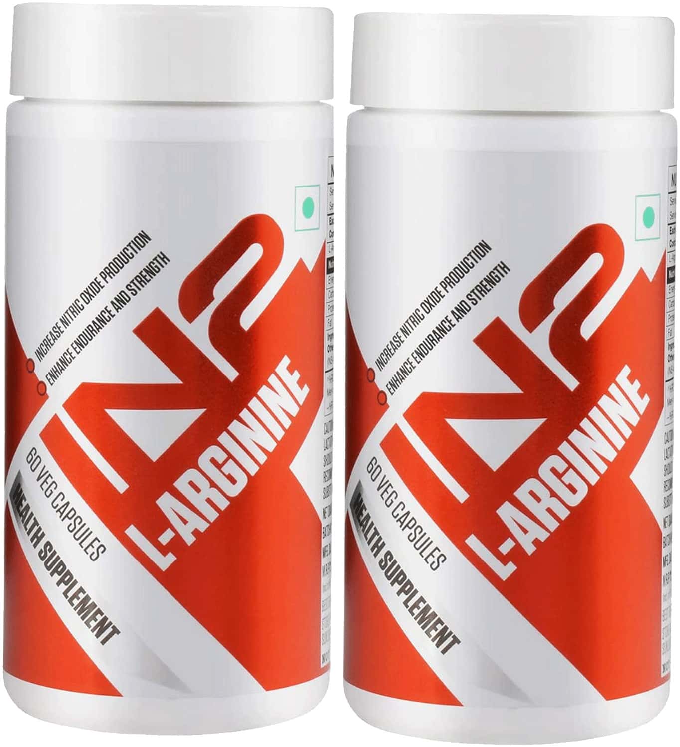 Buy IN2 LARGININE 1000MG NITRIC OXIDE BOOSTER 60 VEG CAPSULES(PACK OF