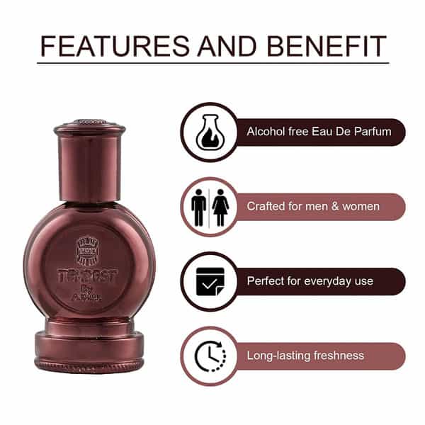 Ajmal Tempest Cp Oil 12Ml For Unisex And Asher Cp Oil 12Ml For Unisex