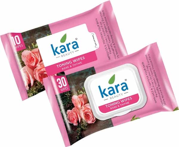 Kara Rose And Thyme Toning Wipes  Packet Of 10