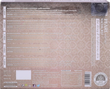 Khadi Natural Pearl Shine Mini Facial Kit 75 Gm