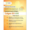 Genone Calgen D3 60K Vitamin D3 For Boosting Immunity | Healthy Bones And Strong Muscles (20 Caps)