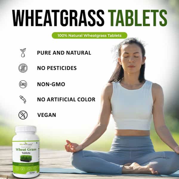 Attar Ayurveda Wheat Grass Tablets (120 Tablets | 500Mg)