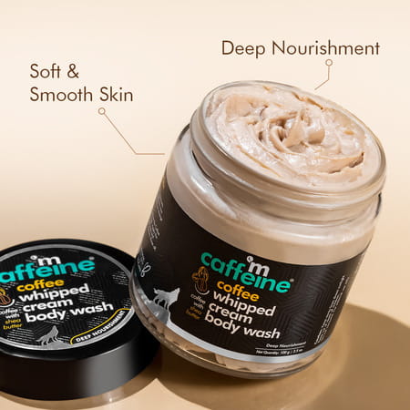 Mcaffeine Coffee Whipped Cream Body Wash (Deep Nourishment For Soft & Smooth Skin )