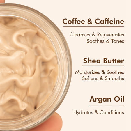 Mcaffeine Coffee Whipped Cream Body Wash (Deep Nourishment For Soft & Smooth Skin )