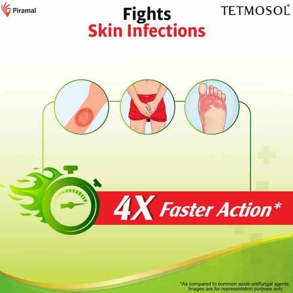 Tetmosol Plus Cream-Topical Antifungal Cream-Kills Fungus Relieves Itching And Skin Infections - 10G