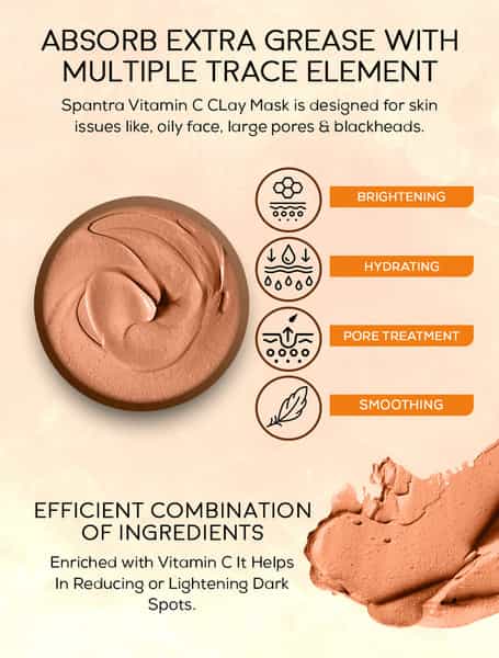 Spantra Vitamin C Clay Mask 125Gm