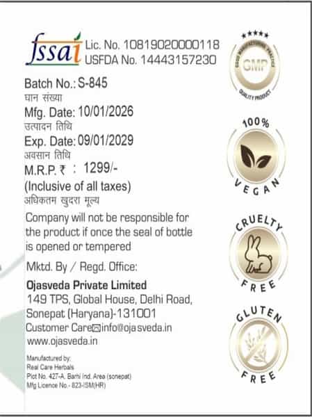 Ojasveda Shilajit Capsule - 60N