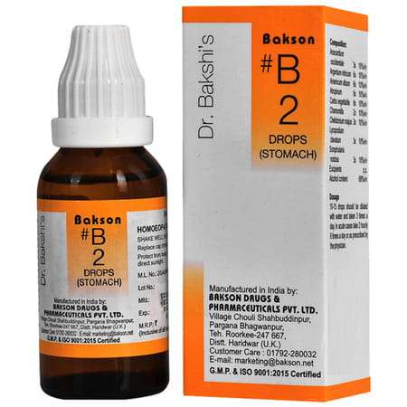 Baksons B2 Stomac Drops 30 Ml