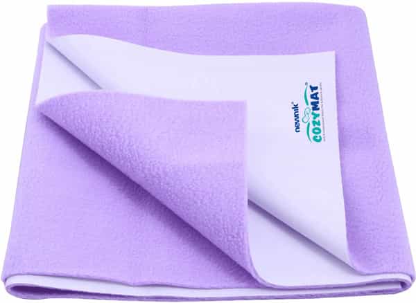 Newnik Cozymat Dry Sheet (Size: 140Cm X 100Cm) Large Purple