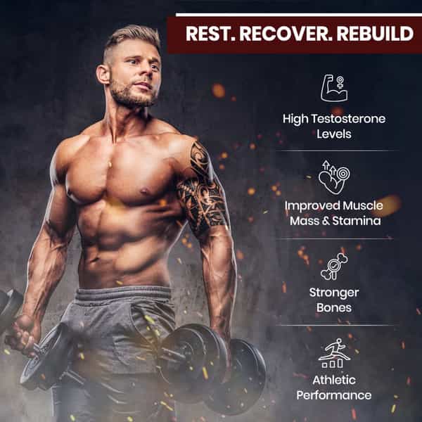 Vlado's Himalayan Organics Zma (Zinc | Magnesium Aspartate) Sports Recovery Supplement | Veg -120N