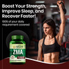 Vlado's Himalayan Organics Zma (Zinc | Magnesium Aspartate) Sports Recovery Supplement | Veg -120N