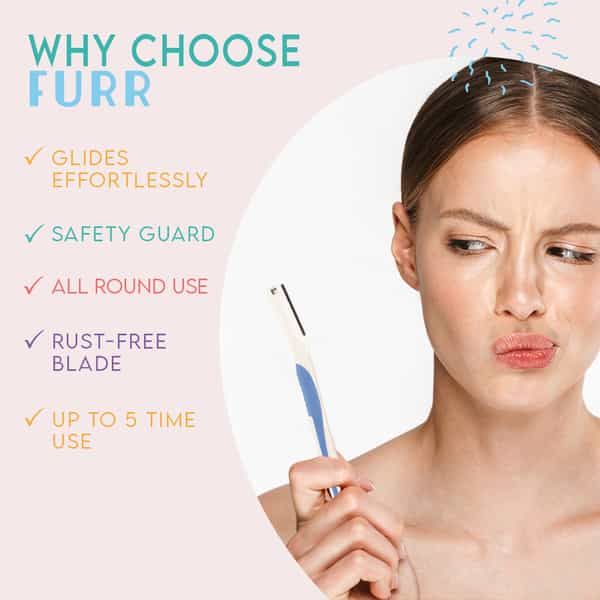 Furr By Pee Safe Face Razor - Pack Of 4