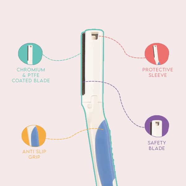Furr By Pee Safe Face Razor - Pack Of 4