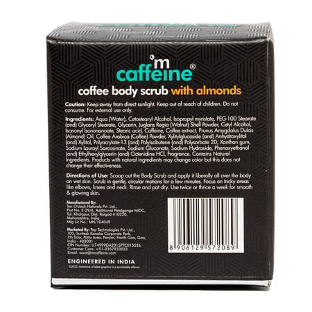 Mcaffeine Coffee Body Scrub With Almonds