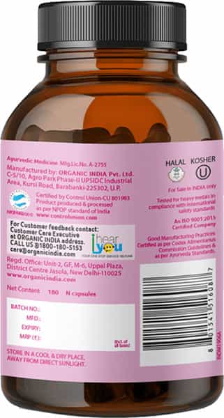 Organic India Shatavari Capsule 250