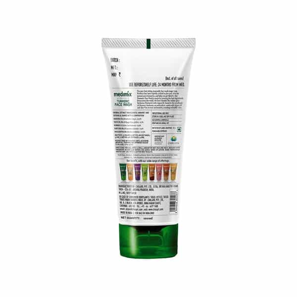 Medimix Ayurvedic Turmeric Face Wash - 100Ml