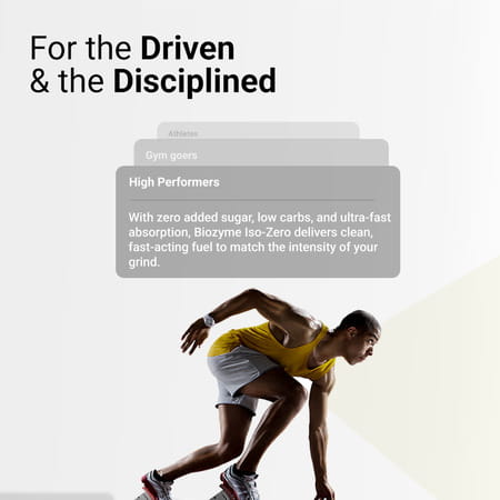 Muscleblaze Biozyme Iso-Zero (Ice Cream Choco | 5x33.5g) | Low Carb | 5 Sachets