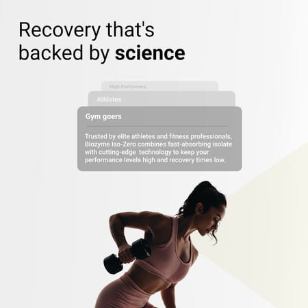 Muscleblaze Biozyme Iso-Zero (Ice Cream Choco | 5x33.5g) | Low Carb | 5 Sachets