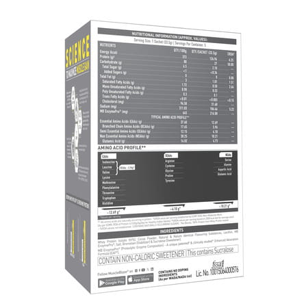 Muscleblaze Biozyme Iso-Zero (Ice Cream Choco | 5x33.5g) | Low Carb | 5 Sachets