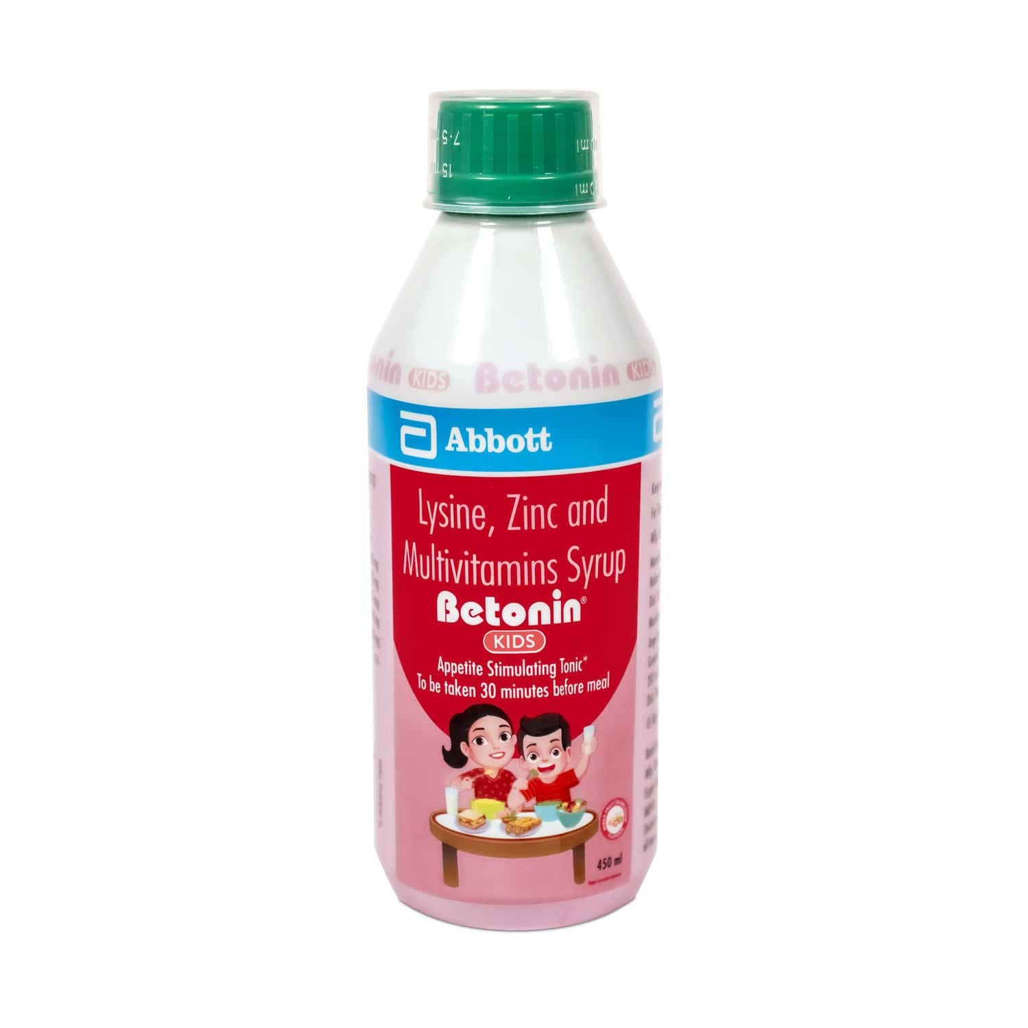 Betonin Kids Mixed Fruit Bubblegum Flavour Multivitamin Syrup 450 Ml