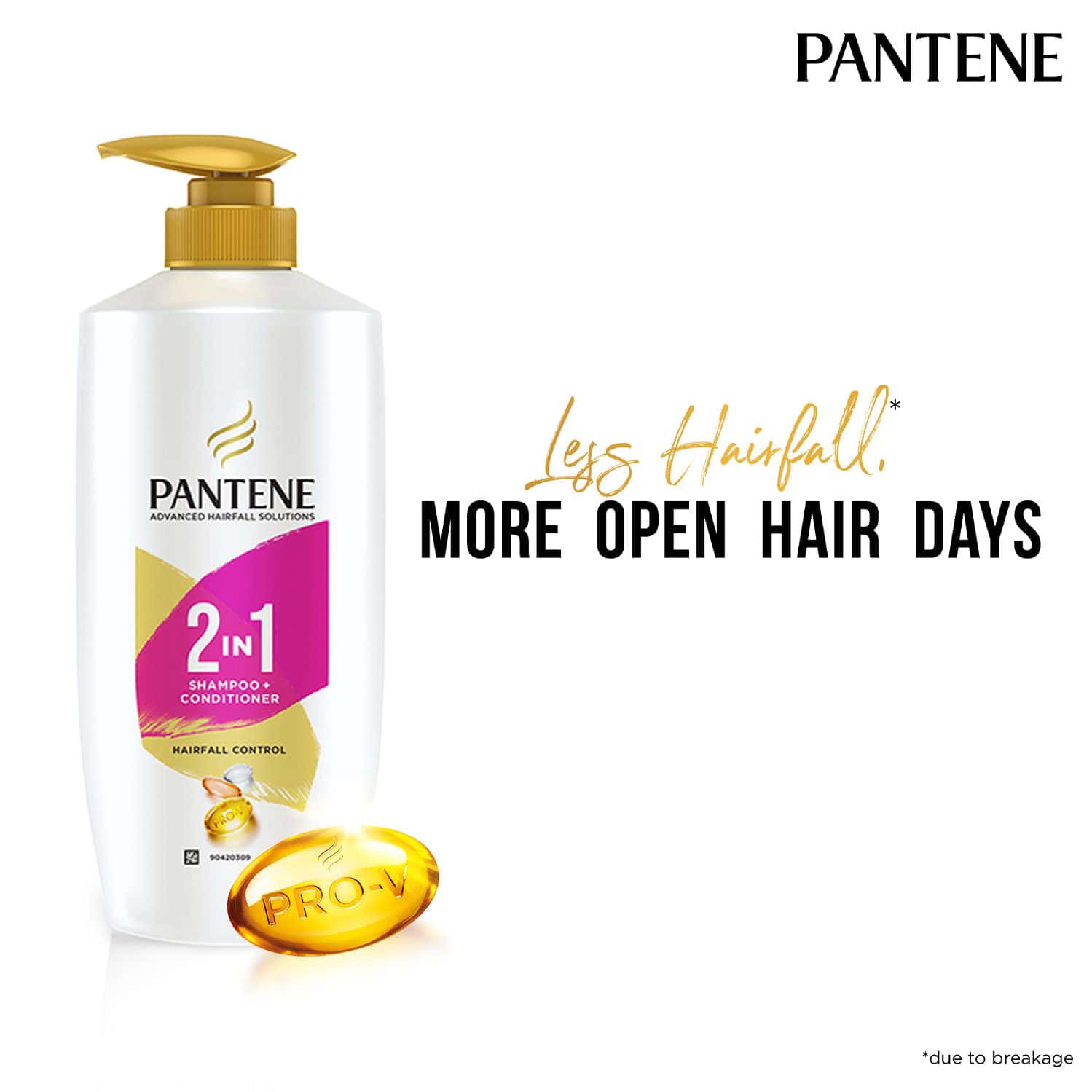 Buy PANTENE ADVANCED HAIRFALL SOLUTION 2 IN 1 HAIR FALL CONTROL SHAMPOO