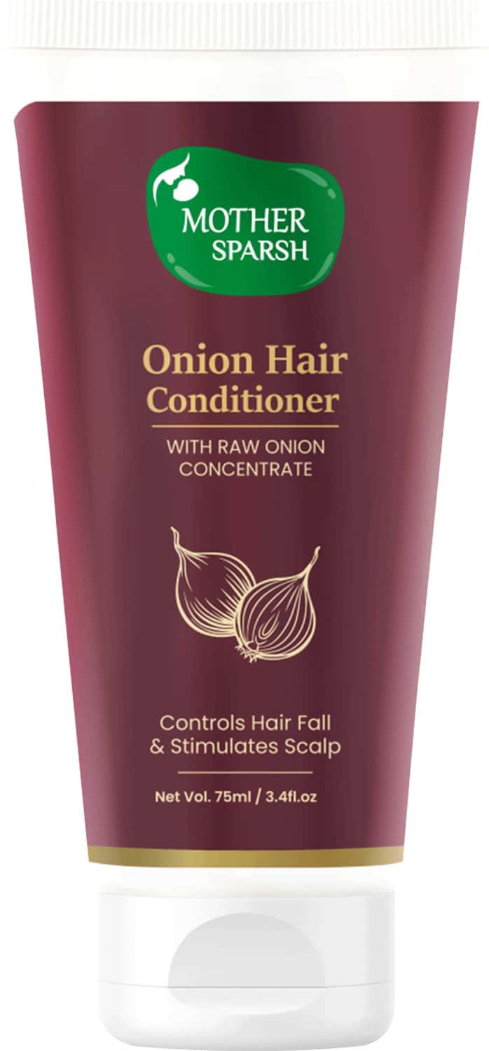 Mother Sparsh Onion Hair Conditioner With Raw Onion Concentrate | Suitable For Women & Men | 75ml