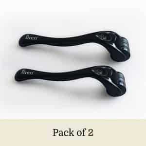 Formen Derma Roller For Hair Growth 540 (0.5 Mm) Titanium Micro-needles (pack Of 2)