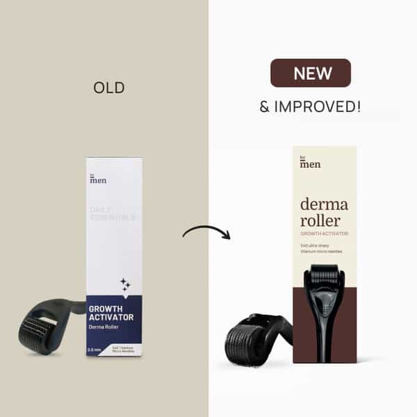 Formen Derma Roller For Hair Growth 540 (0.5 Mm) Titanium Micro-Needles (Pack Of 2)