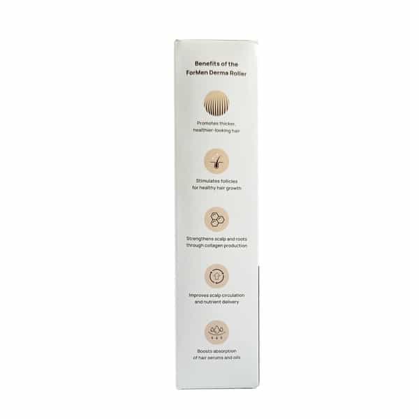 Formen Derma Roller For Hair Growth 540 (0.5 Mm) Titanium Micro-Needles (Pack Of 2)
