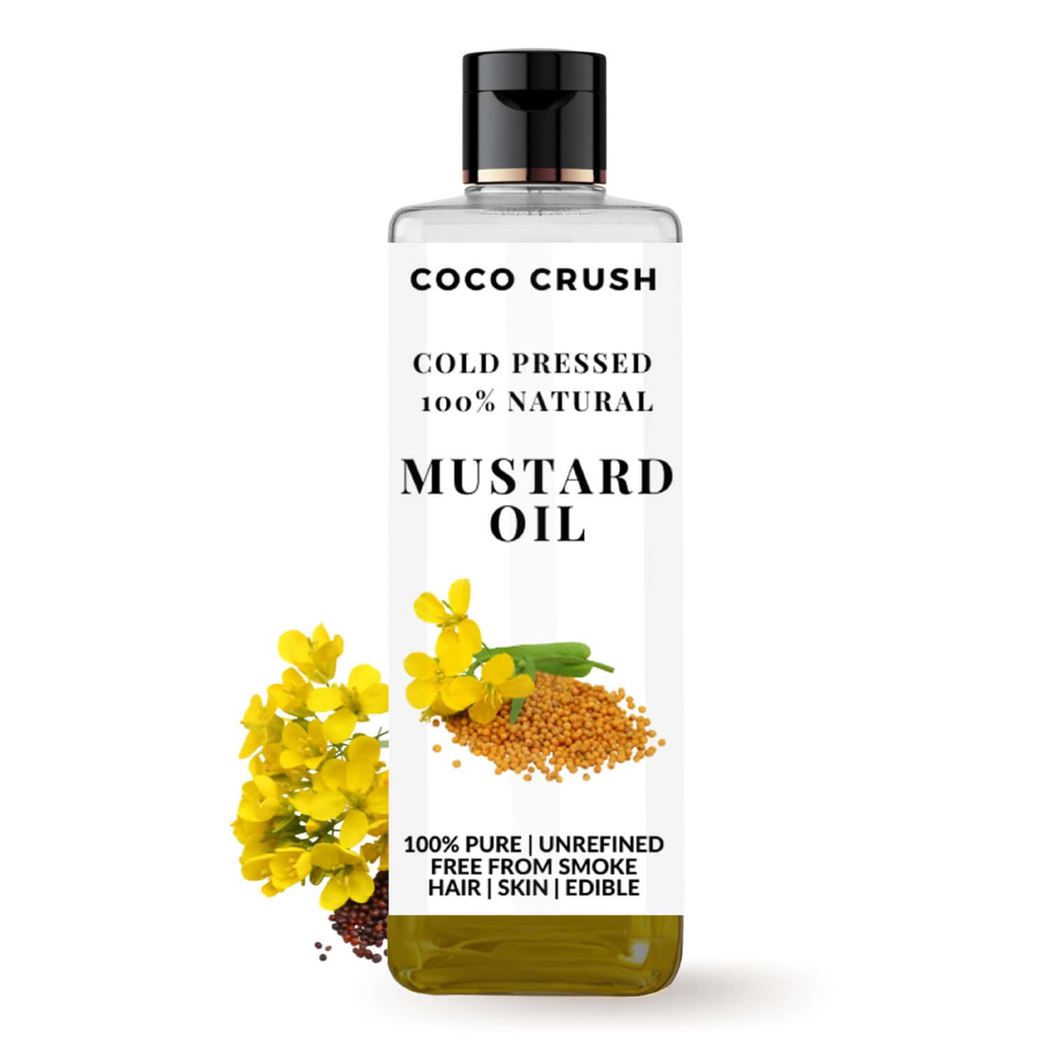 Coco Crush Cold Pressed Mustard Oil - 100ml