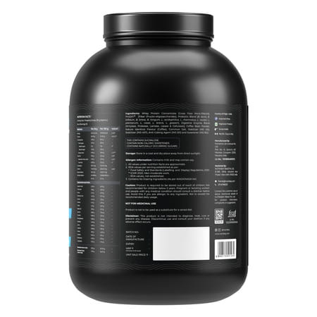Nutrabay Bioabsorb Whey Protein Powder | Prodifi Blend | 26G Per Scoop | Dalgona Coffee - 2Kg
