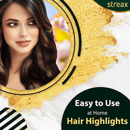 Streax Ultralights Hair Color Highlighting Cappuccino Brown 60ml X Pack Of 6 Cappuccino Brown