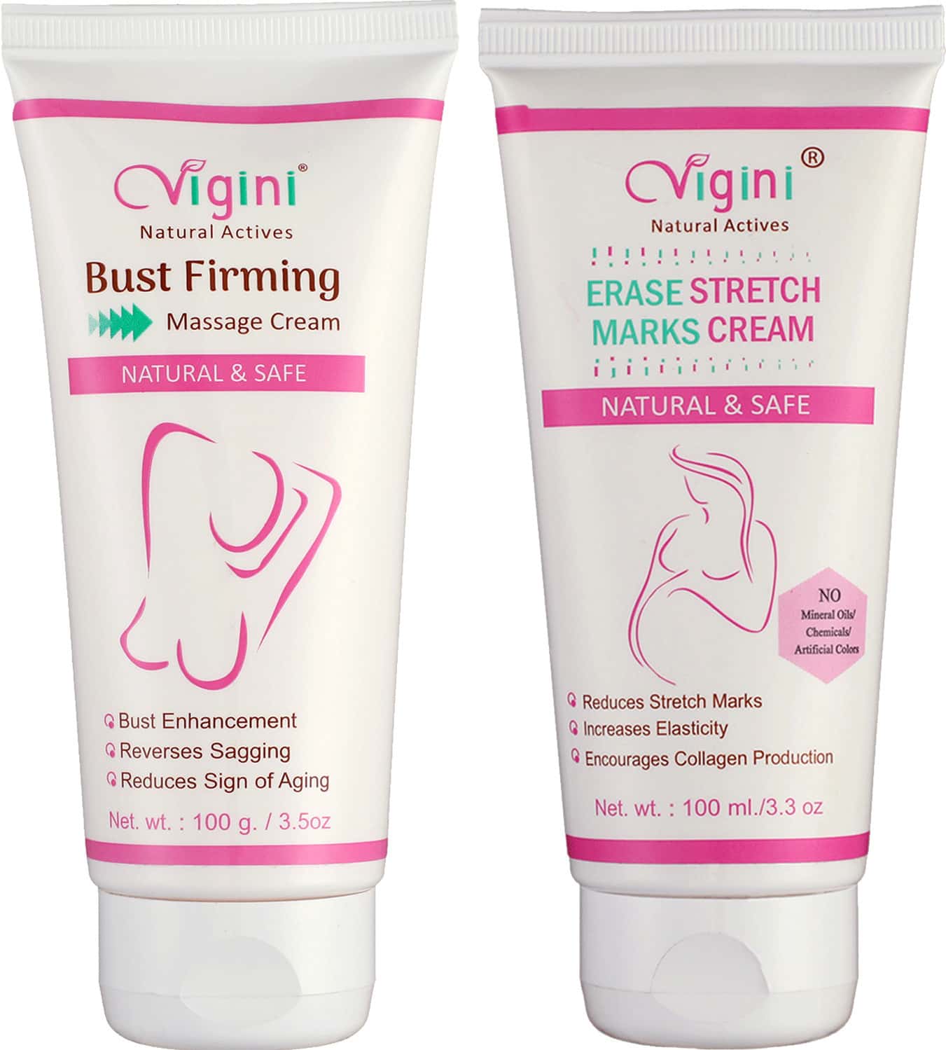 Buy VIGINI BUST BREAST SIZE INCREASE FIRMING, ERASE STRETCH MARKS