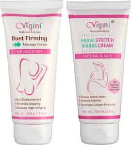 Vigini Bust Firming Massage Cream + Erase Stretch Marks Removal | After Pregnancy Oil Cream 200ml