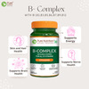 Pure Nutrition Vitamin B-Complex Tablets - 100% Rda For B Vitamins - 60 Veg Capsules