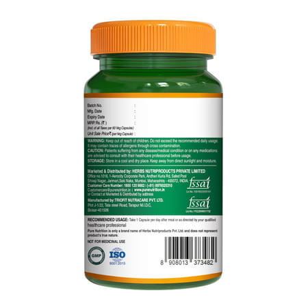 Pure Nutrition Vitamin B-Complex Tablets - 100% Rda For B Vitamins - 60 Veg Capsules