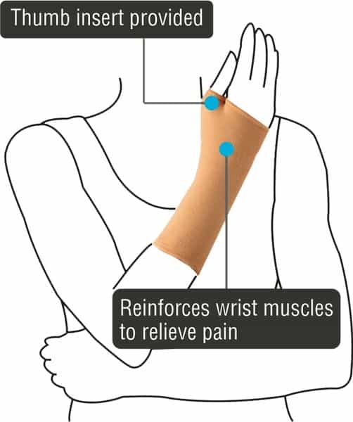 Vissco Elastic Pullover Wrist Support Large