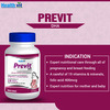 Healthvit Previt Prenatal Complete Multivitamin For Pre-Post Pregnancy - 60 Tablets