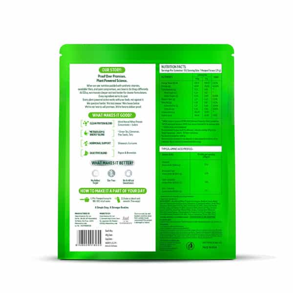 Oziva Protein & Herbs | For Women | Chocolate | For Better Metabolism & Skin | 400 Gm
