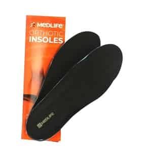 Medlife Orthotic Insoles Black Small