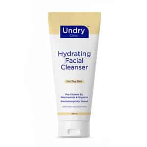 Undry Hydrating Face Wash For Dry Skin (100 Ml) Facewash Cleanser For Face With Niacinamide | Vit B5