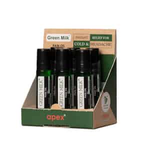 Green Milk Pain Oil - Ayurvedic Pain Relief Oil For Joint & Muscle Pain | 8 Ml X 6