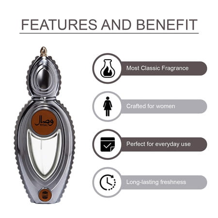 Ajmal Wisal Eau De Parfum 50ml Perfume For Women And Titanium Eau De Parfum 100ml Perfume For Men