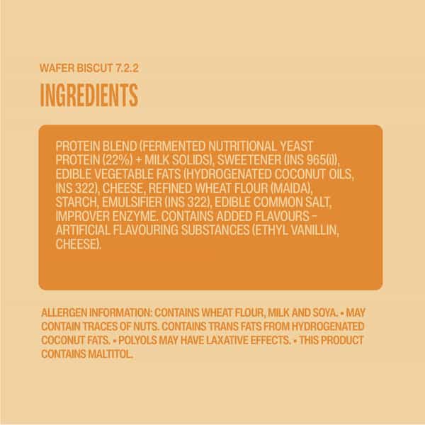 Superyou Cheese Protein Wafer Bars (Pack Of 10)|10G Protein | 3G Fiber | No Added Sugar