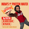 Superyou Cheese Protein Wafer Bars (Pack Of 10)|10G Protein | 3G Fiber | No Added Sugar
