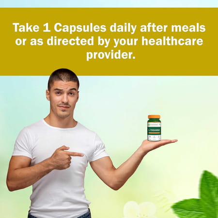 Pure Nutrition L-Theanine 200mg - 60 Veg Capsules
